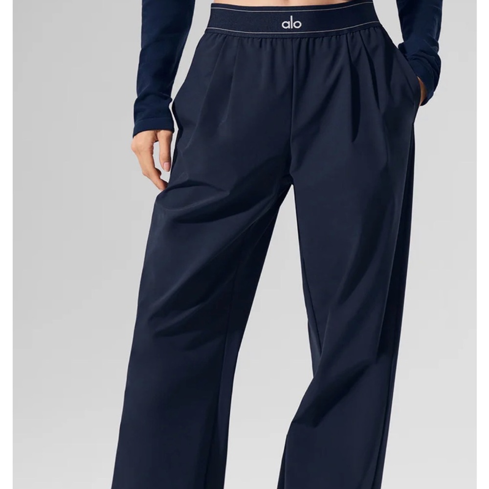 ALO NOT FOR SALE  Yoga Suit Up Trouser Navy